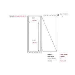Capture Ship-label 102 x 192mm, Fanfold. Direct Thermal, 2000 labels per box. Ideal for PostNord, DB Schenker and UPS packages Precio: 55.68999953. SKU: B19AJGL5BP