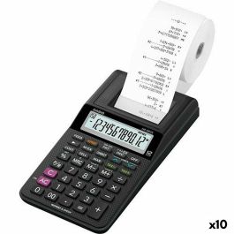 Calculadora impresora Casio HR-8RCE Negro (10 Unidades) Calculadora impresora Casio HR-8RCE Negro (10 Unidades)