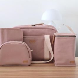 BEABA, Bolsa de comida para bebés, isotérmica, rosa empolvado BEABA, Bolsa de comida para bebés, isotérmica, rosa empolvado