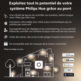 Bombilla conectada - PHILIPS HUE - MR16 - Luz blanca - Compatible con Bluetooth - Pack de 2 - Funciona con app y voz Bombilla conectada - PHILIPS HUE - MR16 - Luz blanca - Compatible con Bluetooth - Pack de 2 - Funciona con app y voz