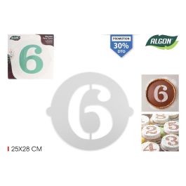 Plantilla para tarta de cumpleaños N-6 grande Algon (36 Unidades) Precio: 14.49999991. SKU: B1D2CC4434