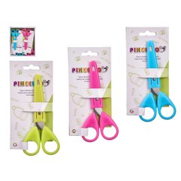 Tijera Infantil Pincello con Funda - 6x13x1 cm, Colores Surtidos (48 Unidades) Tijera Infantil Pincello con Funda - 6x13x1 cm, Colores Surtidos (48 Unidades)