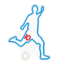 Forever Neon Footballer Plexi LED - Lámpara de pared con luz de neón blanca, regulador de intensidad y alimentación USB, diseño decorativo moderno Precio: 50.49999977. SKU: B1CLJEVYXN