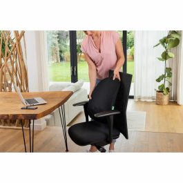 Medisana MC 500 Respaldo de masaje Shiatsu recargable inalámbrico con 2 velocidades, Negro