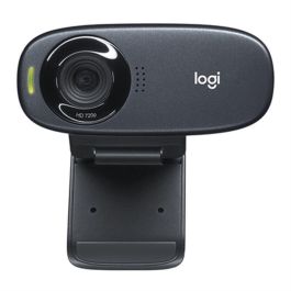Logitech C310 Webcam HD 720p para Videollamadas, Micrófono con Reducción de Ruido y Tecnología RightLight 2