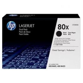 HP Toner nº80X XL Alta Capacidad Multipack 2x Negro CF280XD Original LaserJet Precio: 406.49999973. SKU: B19SMLBXF6