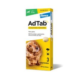 Elanco Adtab 450 mg 3 Comp Masticable 11-22 kg Perro Precio: 40.5000002. SKU: B1FCAA4NQ4