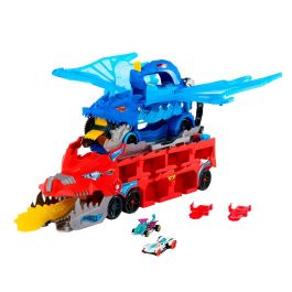 Hot Wheels Vehículo City Dragón Transportador con 2 Coches para Niños +4 Años