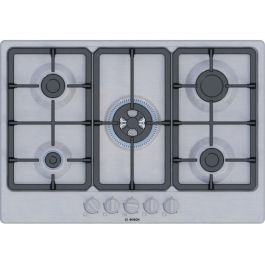 Placa de gas - BOSCH Serie 4 - 5 fuegos - 52 x 75 x 4,5 cm - PGQ7B5K90 - Acero inoxidable Precio: 328.99000002. SKU: B16T355Q5F