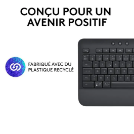 Logitech Teclado Inalámbrico Ergonómico Completo SEADSETS -SIGNATURA K650 Graphite