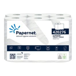 Papernet 420276 Papel Higiénico Doméstico S22, Celulosa Pura, Blanco, 2 Capas, 200 Servicios, 12 Rollos, 22m Precio: 4.49999968. SKU: B1DE3T9K42