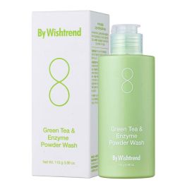 By Wishtrend Green Tea & Enzyme Powder limpiador acuoso en polvo 110 gr para piel con impurezas