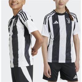 Camiseta de Fútbol de Manga Corta para Niños Adidas Juventus 24/25 Home Negro 11-12 Años