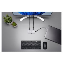 Hub USB Kensington K33820WW Negro Plateado