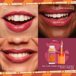 NYX Professional Make Up Duck Plump Brillo de Labios Voluminizador Extremo #Strike a Rose 6,8 ml