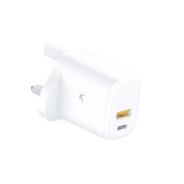 Cargador de Pared KSIX GaN Blanco 20 W Precio: 19.68999967. SKU: B1EK9A6WT6