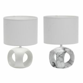 Lampara Sobremesa Urban DKD Home Decor Blanco Gris 20 x 30 x 20 cm (2 Unidades) Precio: 33.4999995. SKU: B1FZQ5XKQB