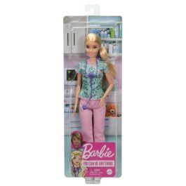 Barbie Gtw39 Muñeca Enfermera de la Colección Tú Puedes Ser, con Uniforme y Estetoscopio, 30.40cm, Regalo para Niñas +3 Años