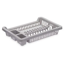 Escurridor Plato Plastico Pequeño Gris Kinvara 42X7CM (24 Unidades) Escurridor Plato Plastico Pequeño Gris Kinvara 42X7CM (24 Unidades)