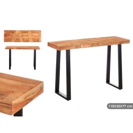 Giftdecor Mesa Recibidor Madera Trama Acacia Marrón y Negro 110x35x77 cm Precio: 137.89000038. SKU: B1FCNDLN86
