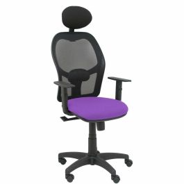 PIQUERAS Y CRESPO Silla Alocen malla negra asiento bali lila brazos regulables cabecero fijo Precio: 204.49999944. SKU: S5703927