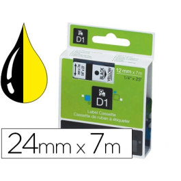 DYMO Cinta LM D1 24mmx7m Negro/amarillo Precio: 26.49999946. SKU: B1KB3BXXAX