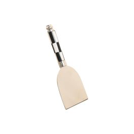 DKD Home Decor Tabla de Cortar Moderna, Set de 4, Blanco, Negro y Natural, Madera Acacia, Inox y Resina, 38x20x1.5 cm