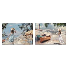 Cuadro Mediterraneo DKD Home Decor Multicolor 3 x 100 x 70 cm (2 Unidades) Precio: 63.69000044. SKU: B1CFPFJYKM