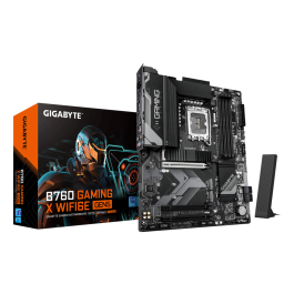 GIGABYTE B760 GAMING X WIFI6E GEN5 Placa Base ATX, Intel B760, LGA 1700, DDR5, Wi-Fi 6E, PCIe 5.0, 3x M.2, 2.5GbE LAN, Compatible Intel 14ª Gen Precio: 156.50000003. SKU: B1868RZNNA