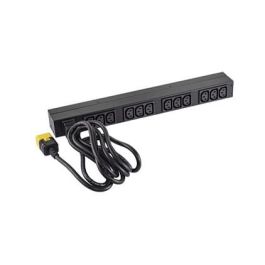 APC AP9565 Rack PDU Basic 1U Monofásico 230V Negro 12 Salidas AC