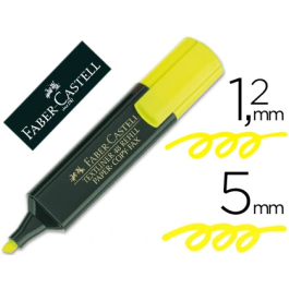 Faber Castell Rotulador Textliner 48 Fluorescente Amarillo Trazo 1,2-5 mm Precio: 6.50000021. SKU: B13JWXKSFX