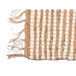 Alfombra de Yute y Algodón Natural Rayas Blanca 70x140 cm - Giftdecor (8 Unidades) Alfombra de Yute y Algodón Natural Rayas Blanca 70x140 cm - Giftdecor (8 Unidades)