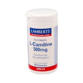 LAMBERTS L-Carnitina 500 mg 60 Cápsulas, aminoácido para energía, apto para veganos y vegetarianos Precio: 39.9899995. SKU: B19QAGBCA2