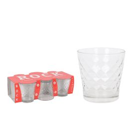 La Mediterranea - Set de 6 Vasos de la Colección Rock Diamants con Capacidad de 290 ml y Dimensiones de 8 cm de Diámetro por 9 cm de Alto (6 Cajas) Precio: 20.78999978. SKU: S2206693