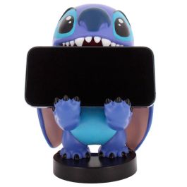Cable Guy Soporte Sujeción Smiley Stitch Disney 20cm para Mandos y Teléfonos PlayStation 5, Xbox Series, iPhone