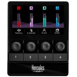 Hercules Stream 100 Controlador de Audio Negro 4 Botones Compatible con Windows 10 11 Precio: 146.7900005. SKU: B1484FC9QC