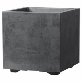 Deroma 9H824SZ Maceta Cubo Millennium R Antracita con reserva de agua 25 cm