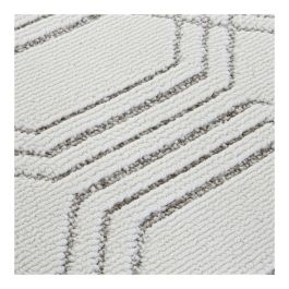 DKD Home Decor Alfombra Oriental Vancouver para Pasillo Crema Beige de Poliéster 900gsm, 240x60 cm