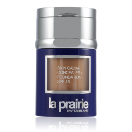 La Prairie SKIN CAVIAR Concealer Foundation SPF15 #Honey Beige - Base Maquillaje y Corrector Alta Cobertura Hidratante 2 en 1