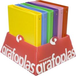 Carpeta De Anillas Grafoplas Pvc Escolar Colors Fº 4 An.25Mm Expositor De 12 (6 Colores) Precio: 81.50000012. SKU: B18PYT6P7F