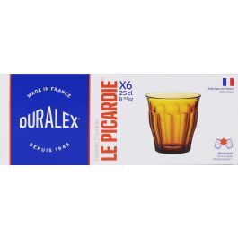 Duralex Set 6 Vasos Picardie 25 Cl Ambar (12 Cajas)