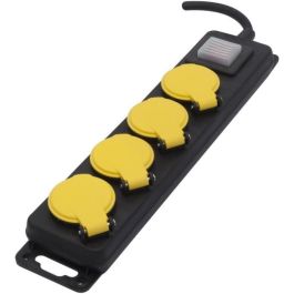 Toma de corriente a prueba de agua de 4 vías CHACON 16 A con interruptor de cable de 3 m negro Precio: 24.50000014. SKU: B13SS9CTWE