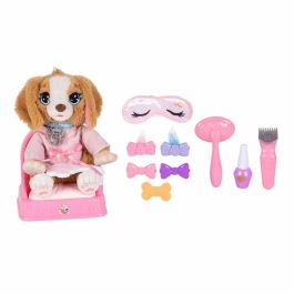 JAKKS PACIFIC Spa Belleza para animales con sonidos y reacciones realistas para cachorros +3 años