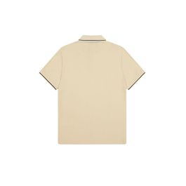 Polo de Manga Corta Hombre Champion Beige S