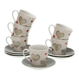 Juego de Tazas con Platos Versa Sweet Porcelana 9 x 14 x 14 cm 10,5 x 8 x 6 cm 14 x 14 x 2 cm Precio: 25.69000005. SKU: S3409732