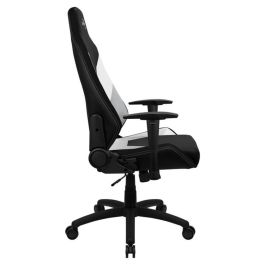 Aerocool Silla Gaming Admiral Negra Blanca, Acolchado Alta Densidad, Reposabrazos 2D, Respaldo Ajustable