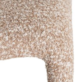 Silla Beige Tejido Salón 59 X 63 X 81 cm