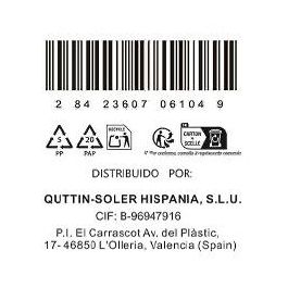 Cuchillo Sierra Multiusos 11 cm Negro - Quttin (36 Unidades) Cuchillo Sierra Multiusos 11 cm Negro - Quttin (36 Unidades)