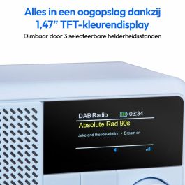 Medion AAAQH12606 Mini Radio Portátil DAB/FM Mono 2W RMS Azul