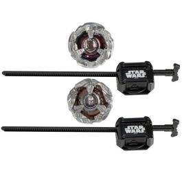 Hasbro HASF9589ES0 Beyblade X Star Wars: The Mandalorian & Moff Gideon Set, 3-60F vs. 3-80N, Paquete Múltiple